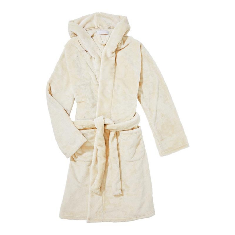 Summer & Rose Plush Hooded Robe - XS/S/M